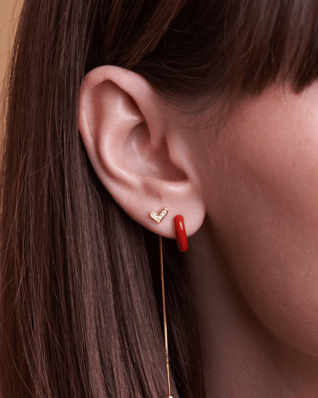 Orecchino HOOP LOOV - Heart - MOOPSHL - Heart