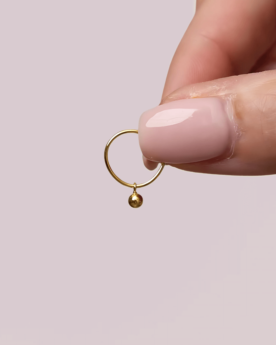 Orecchino HOOP MINI SLIM - Gold - MOOPS2