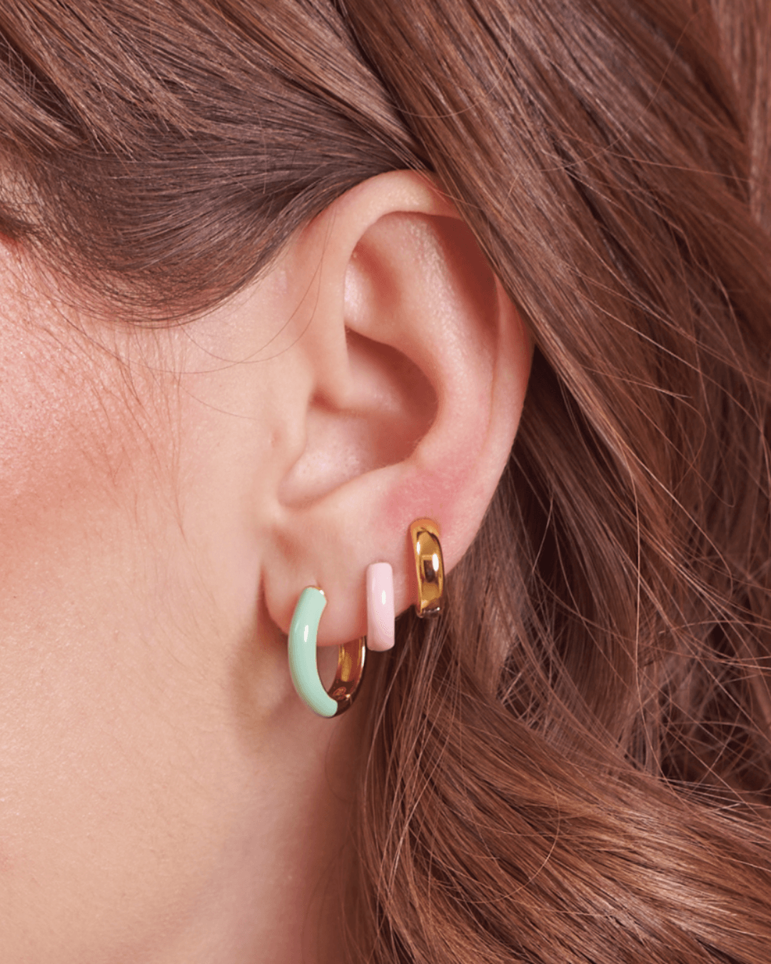 Orecchino HOOP NEUTRAL - Dual Mint - MOOPSNEU - DMmini