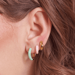 Orecchino HOOP NEUTRAL - Dual Mint - MOOPSNEU - DMmini