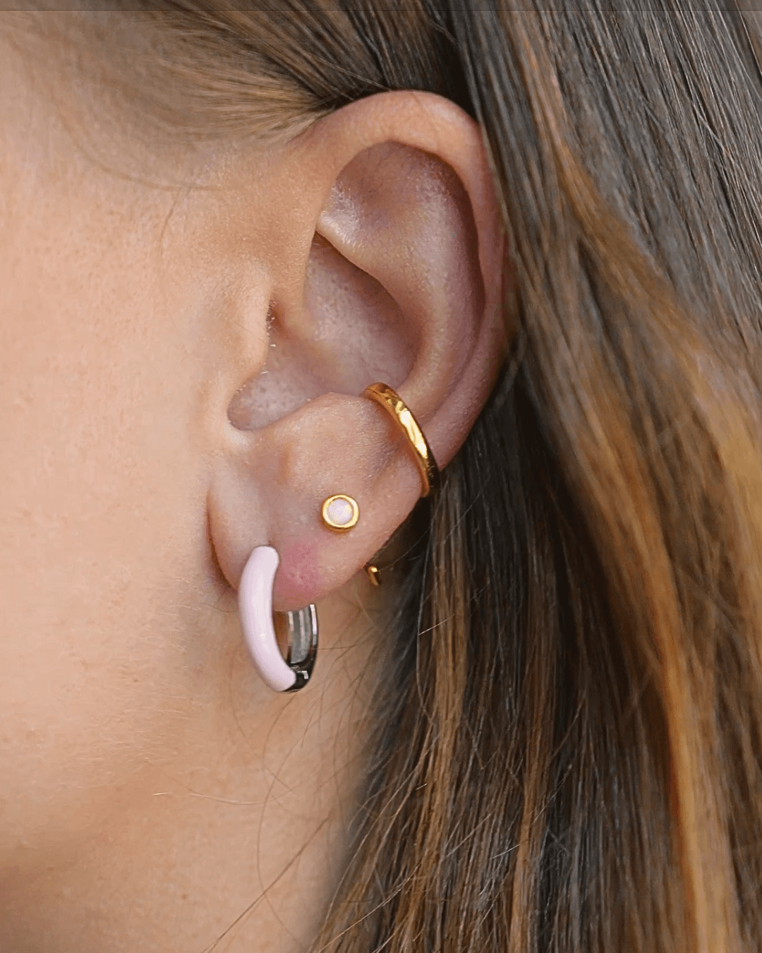 Orecchino HOOP NEUTRAL - Dual Rose - MOOPSNEU - DRmini