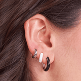 Orecchino HOOP NEUTRAL - Dual White - MOOPSNEU - DWmini