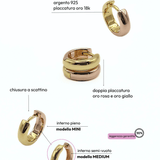 Orecchino HOOP NEUTRAL - RoseGold - MOOPSNEU - RGmini