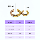 Orecchino HOOP NEUTRAL - RoseGold - MOOPSNEU - RGmini