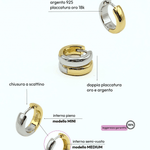 Orecchino HOOP NEUTRAL - WhiteGold - MOOPSNEU - WGmini