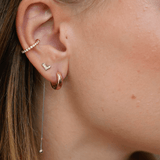 Orecchino HOOP NEUTRAL - WhiteRose - MOOPSNEU - WRmini