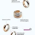 Orecchino HOOP NEUTRAL - WhiteRose - MOOPSNEU - WRmini