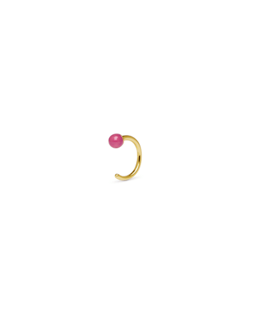 Orecchino LOOP BALL - Berry