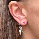 Orecchino LOOP BALL - Berry - MOOPSLOOP - BALL - B