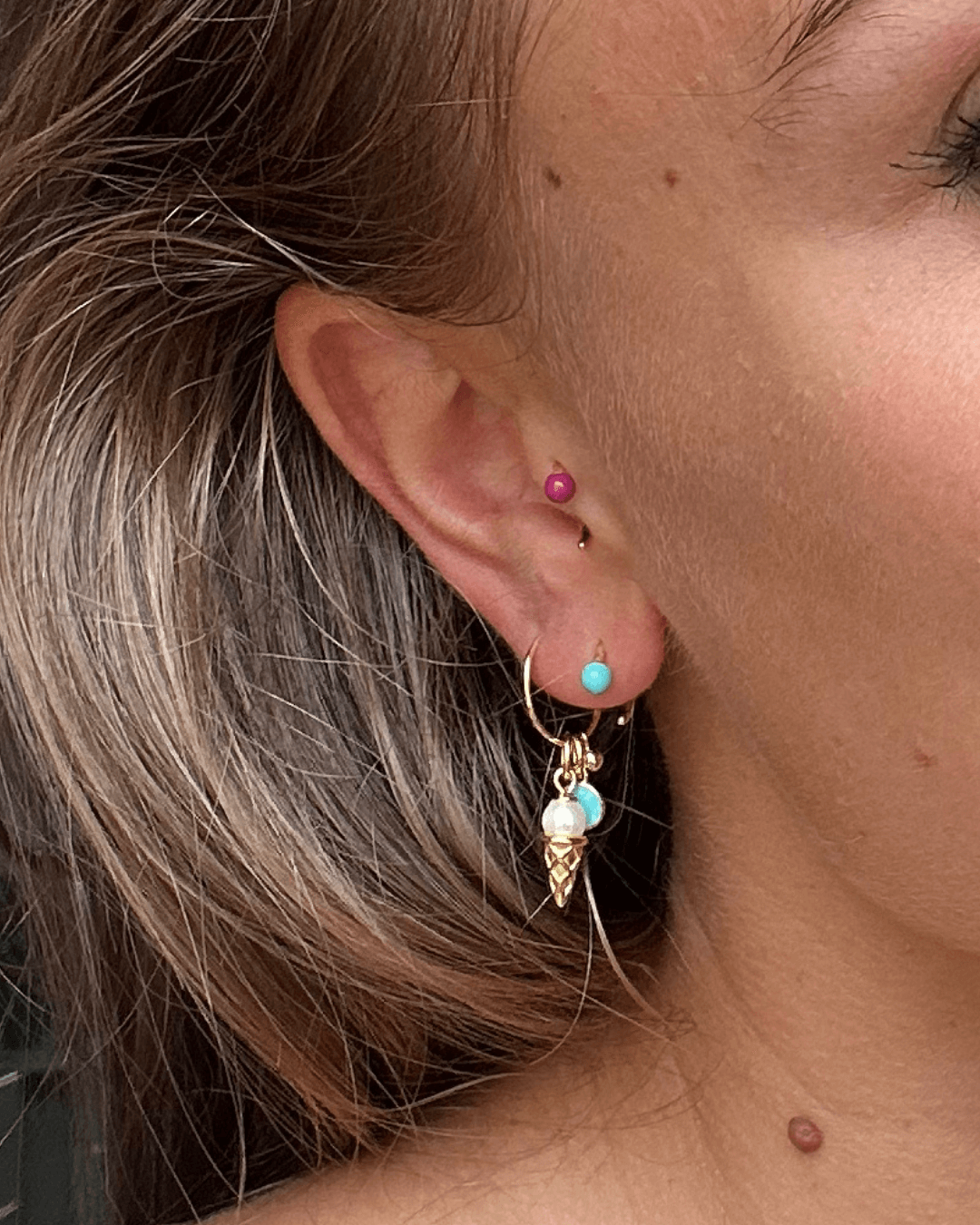 Orecchino LOOP BALL - Tiffany - MOOPSLOOP - BALL - T