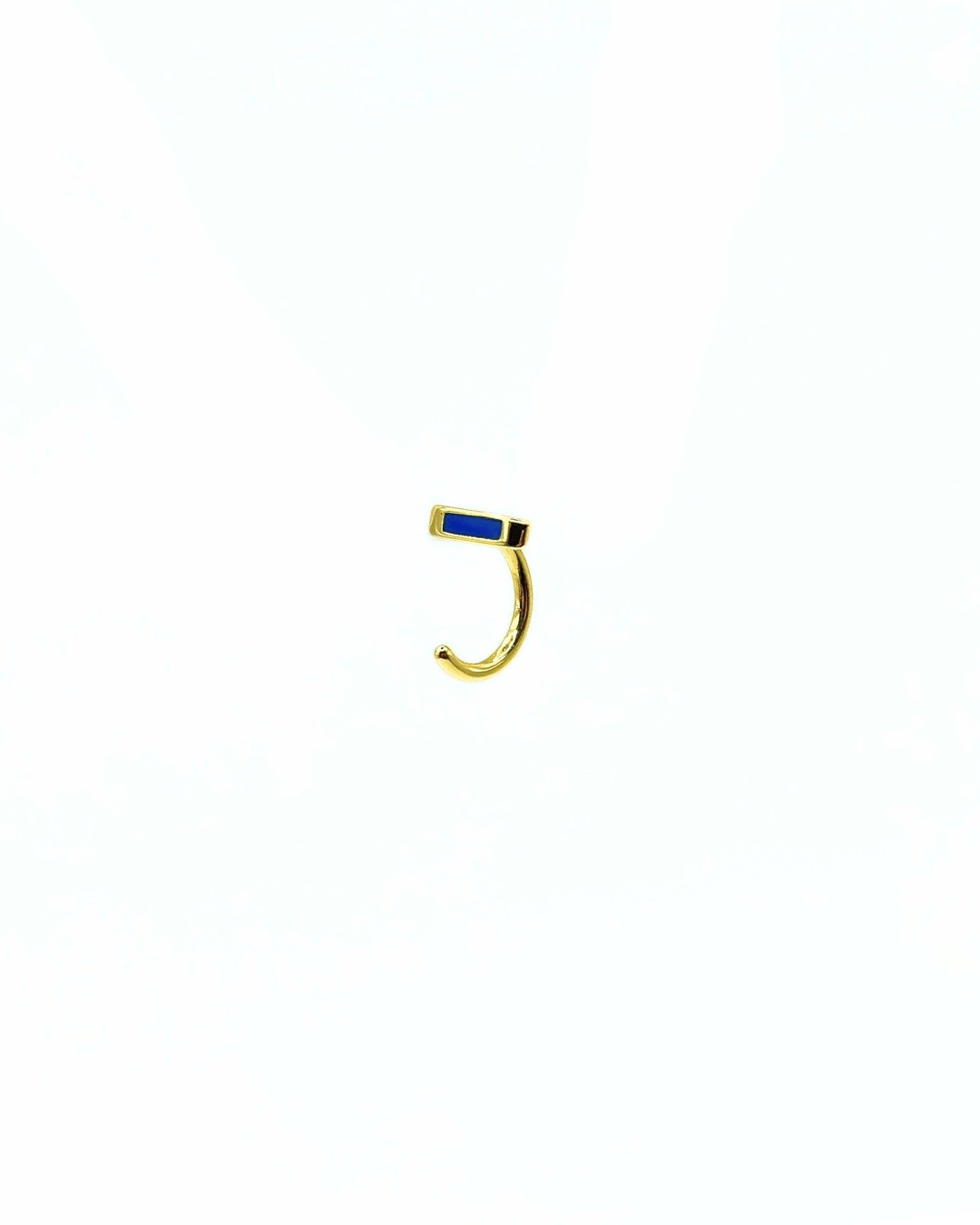 Orecchino LOOP BAR - Blue - MOOPSLOOP - BAR - B