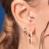 Orecchino LOOP BAR - Blue - MOOPSLOOP - BAR - B