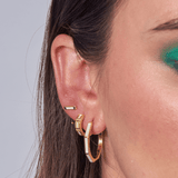 Orecchino LOOP BAR - White - MOOPSLOOP - BAR - W