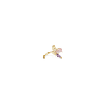 Orecchino LOOP BUTTERFLY - Light Rose - MOOPSLO-PR-002