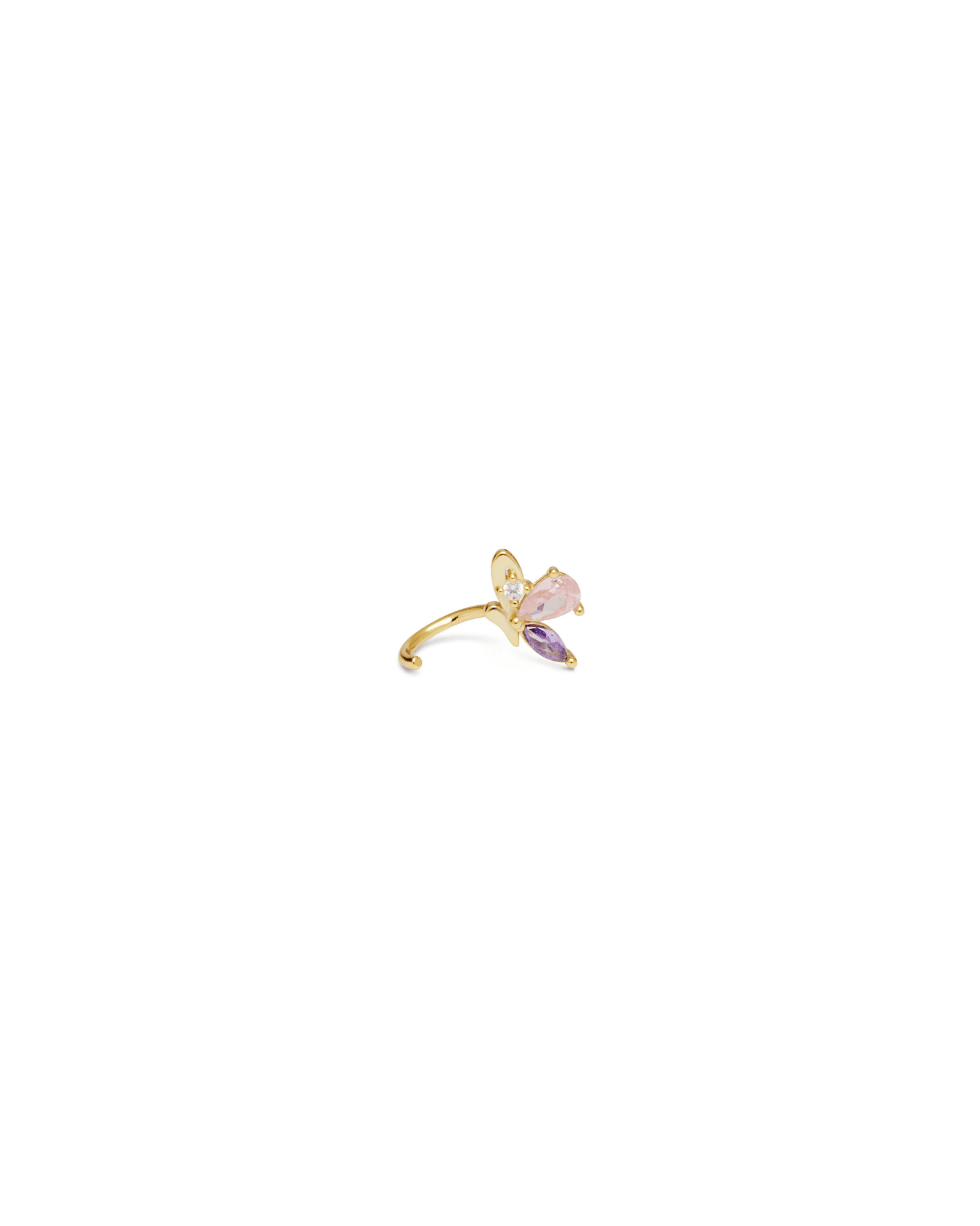 Orecchino LOOP BUTTERFLY - Light Rose - MOOPSLO-PR-002