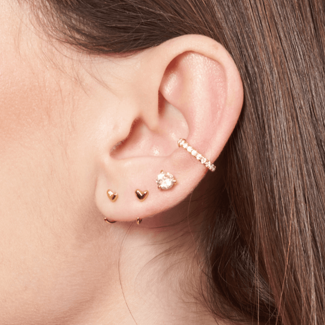 Orecchino LOOP HEART - Gold - MOOPSLOOP - HG