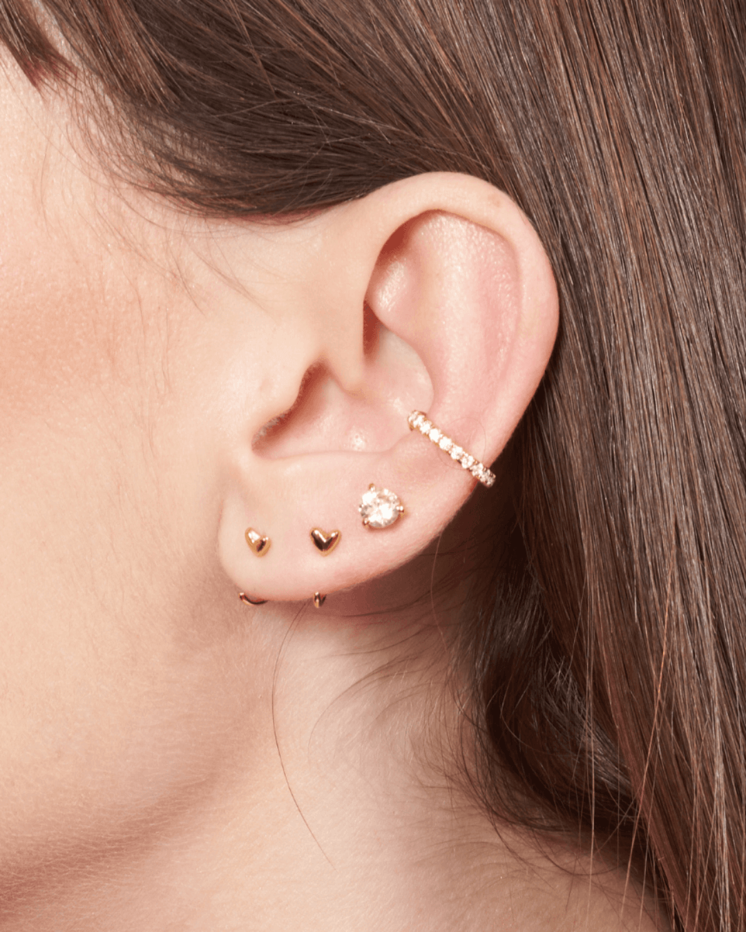 Orecchino LOOP HEART - Gold - MOOPSLOOP - HG