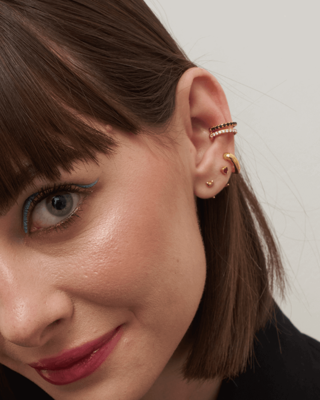 Orecchino LOOP HEART - Gold - MOOPSLOOP - HG