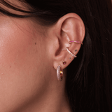 Orecchino LOOP HEART - Ruby - MOOPSLOOP - HR