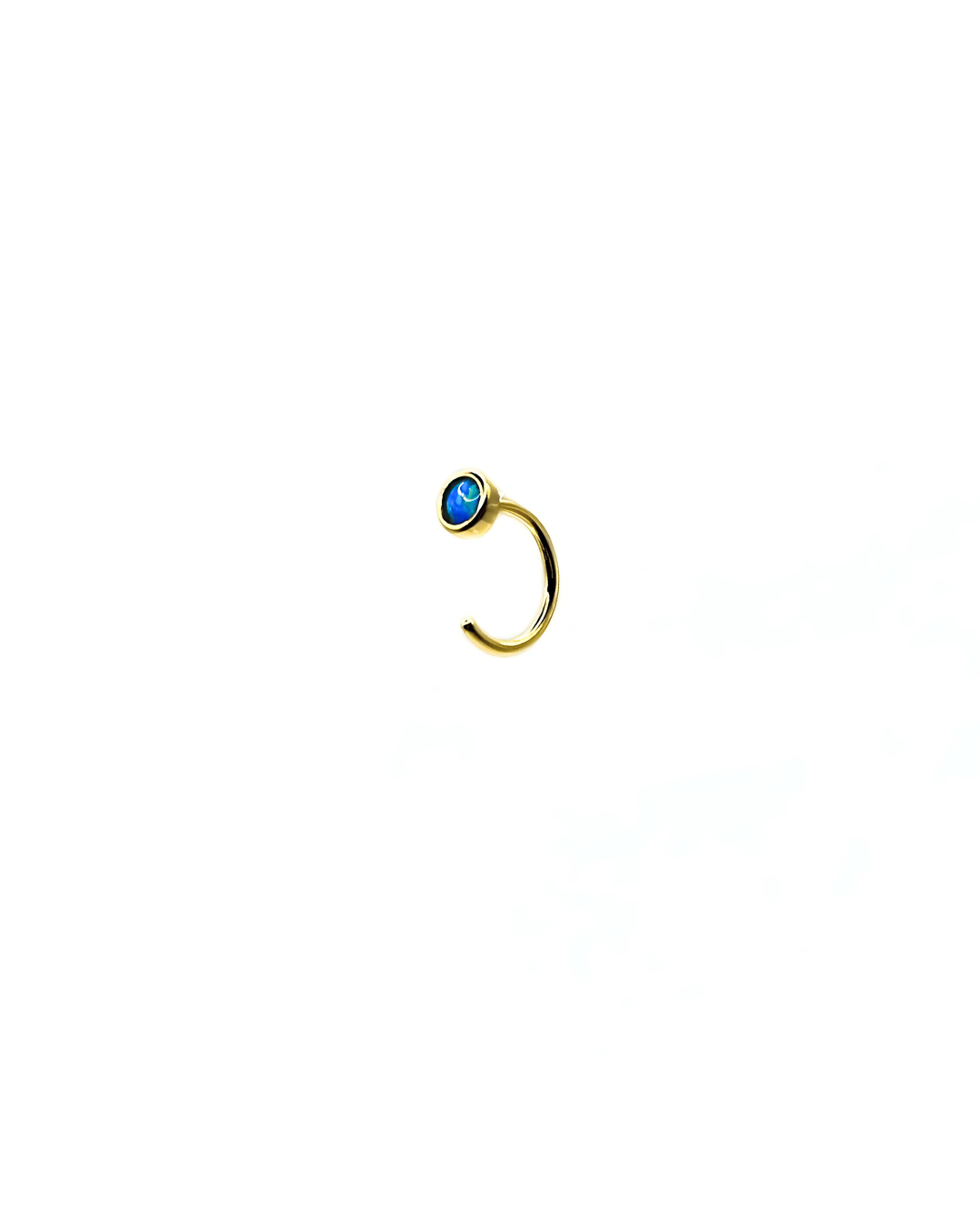 Orecchino LOOP PIN - Light Blue - MOOPSLOOP - PINLB