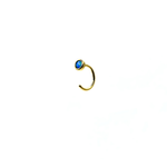 Orecchino LOOP PIN - Light Blue - MOOPSLOOP - PINLB