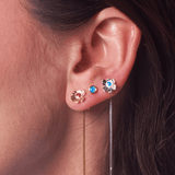 Orecchino LOOP PIN - Light Blue - MOOPSLOOP - PINLB