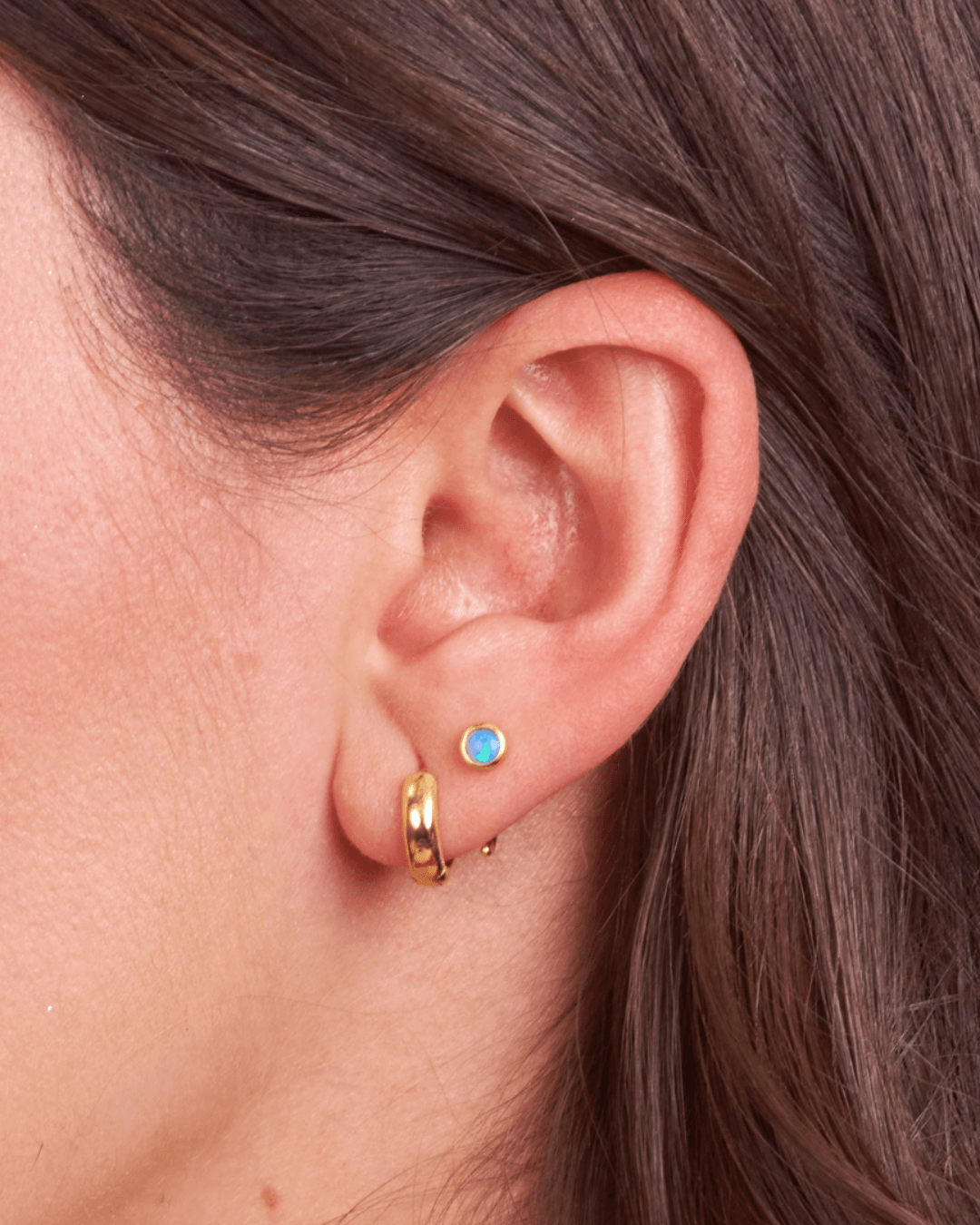 Orecchino LOOP PIN - Light Blue - MOOPSLOOP - PINLB