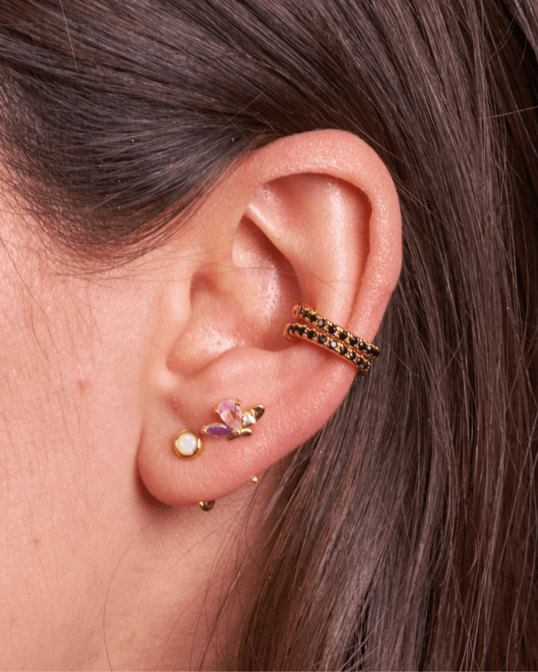 Orecchino LOOP PIN - White - MOOPSLOOP - PINW