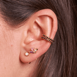 Orecchino LOOP PIN - White - MOOPSLOOP - PINW