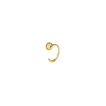 Orecchino LOOP PIN - White - MOOPSLO-PR-004