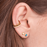 Orecchino LOOP PIN - White - MOOPSLOOP - PINW