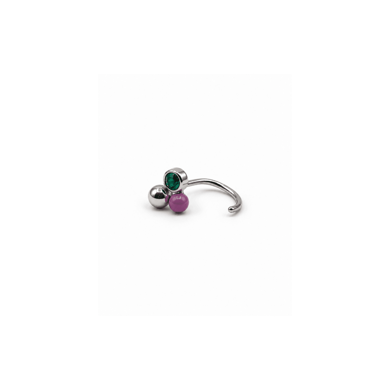 Orecchino LOOP Trio - Berry - MOOPSLO-TRIO-002
