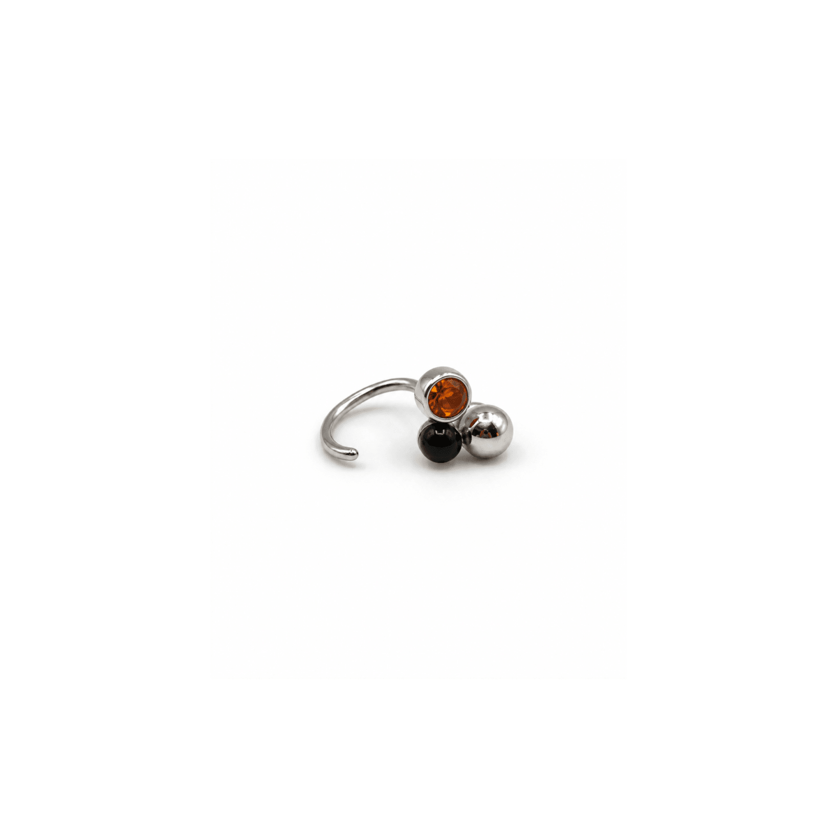 Orecchino LOOP Trio - Black - MOOPSLO-TRIO-005