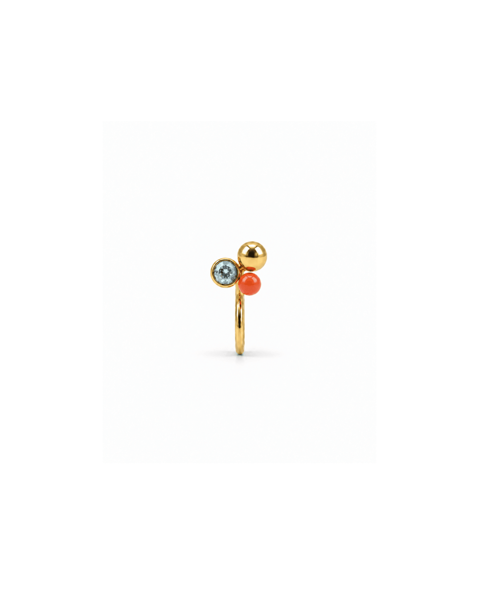 Orecchino LOOP Trio - Tangerine - MOOPSLO-TRIO-004