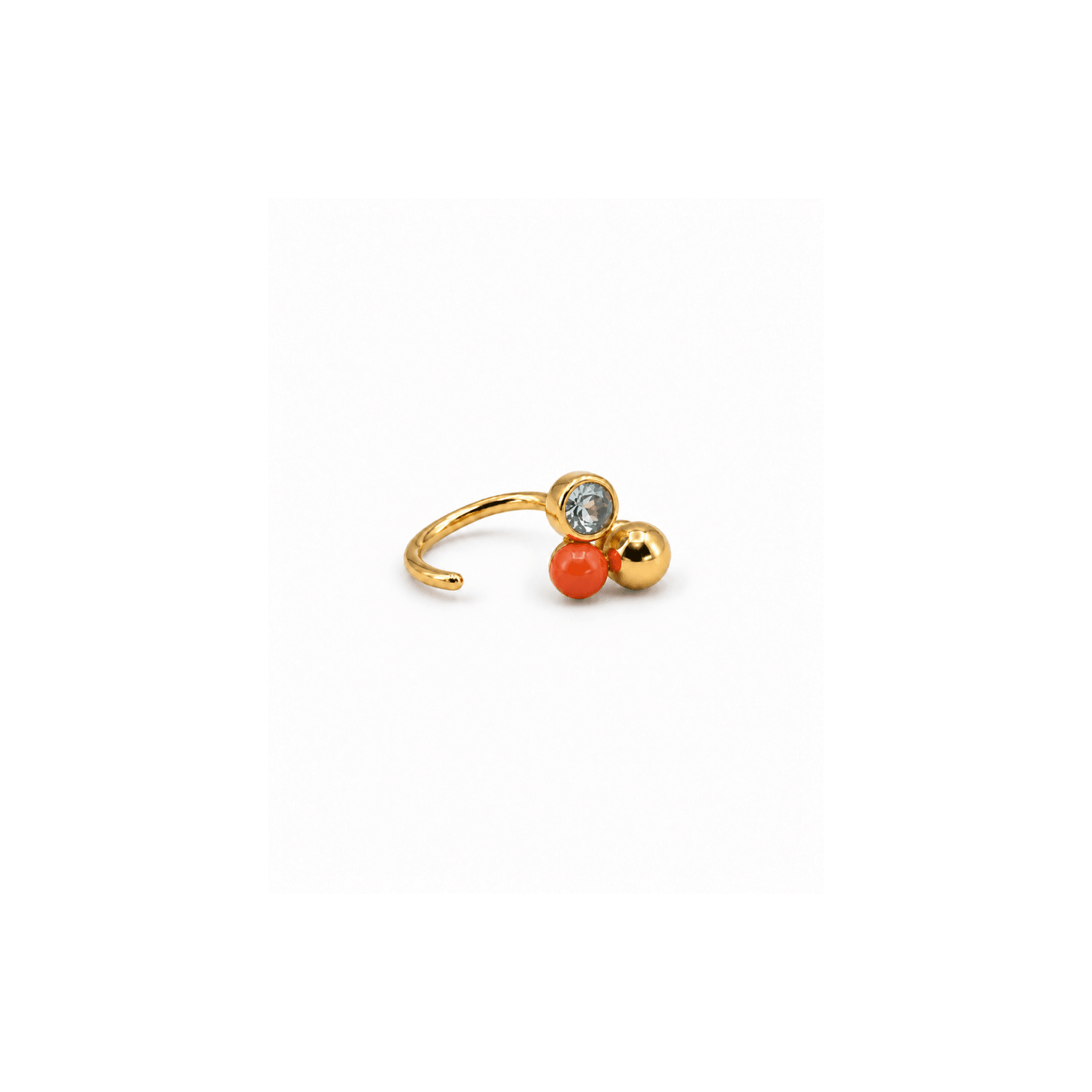 Orecchino LOOP Trio - Tangerine - MOOPSLO-TRIO-004