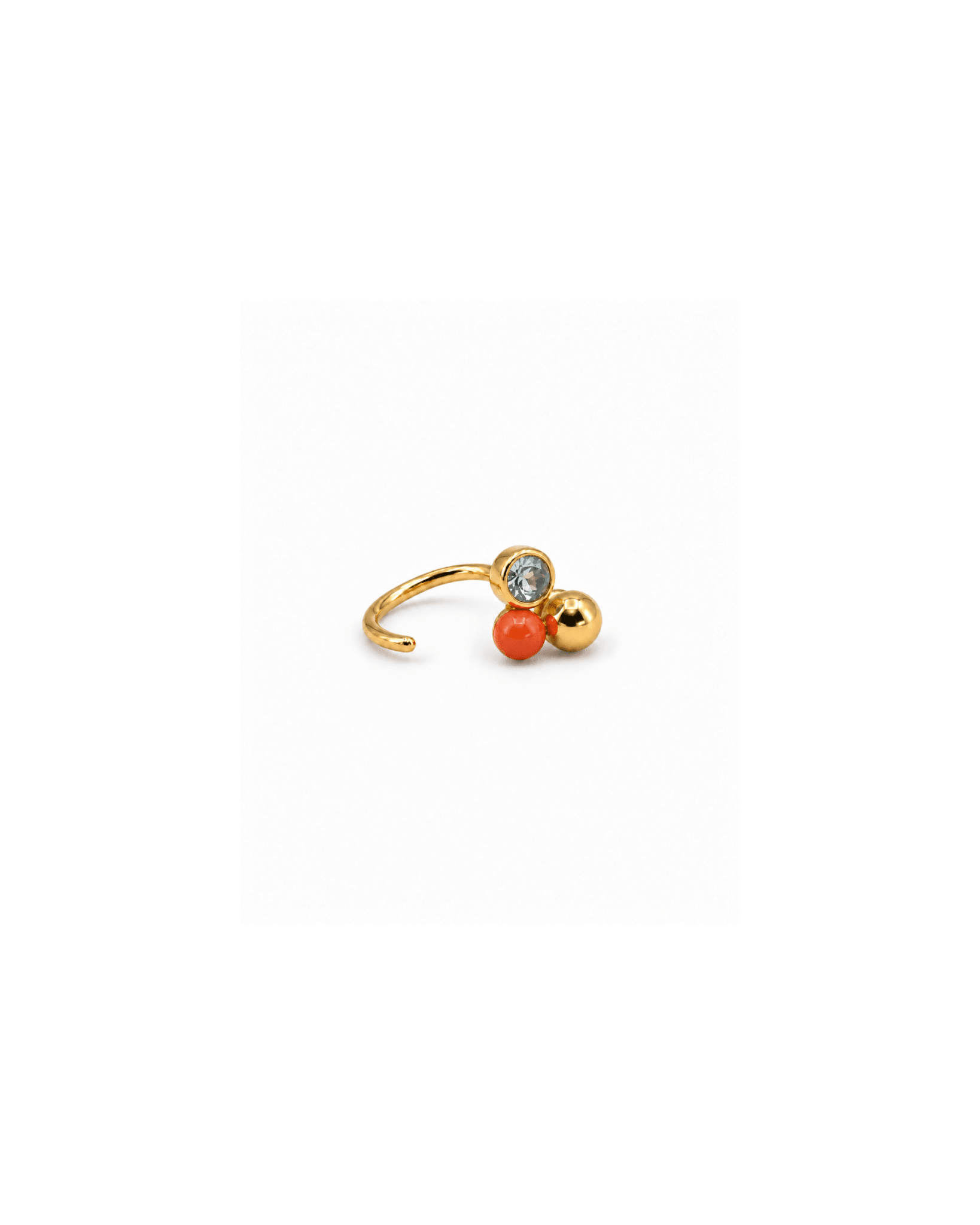Orecchino LOOP Trio - Tangerine - MOOPSLO-TRIO-004