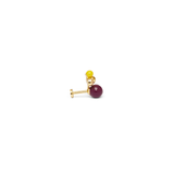 Orecchino BLOOM - Plum