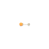 Orecchino DOT COLOR - Silver Apricot