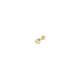 Orecchino DOT SHINY - Gold Apple Green